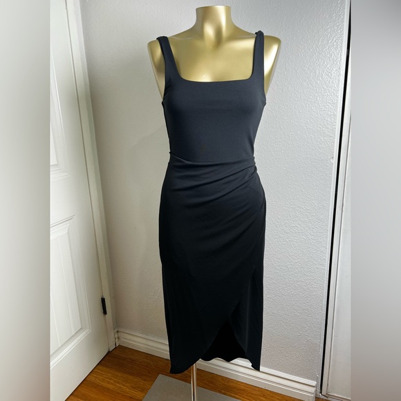 Wilfred Classic Black Midi Dress S - Picture 1 of 6